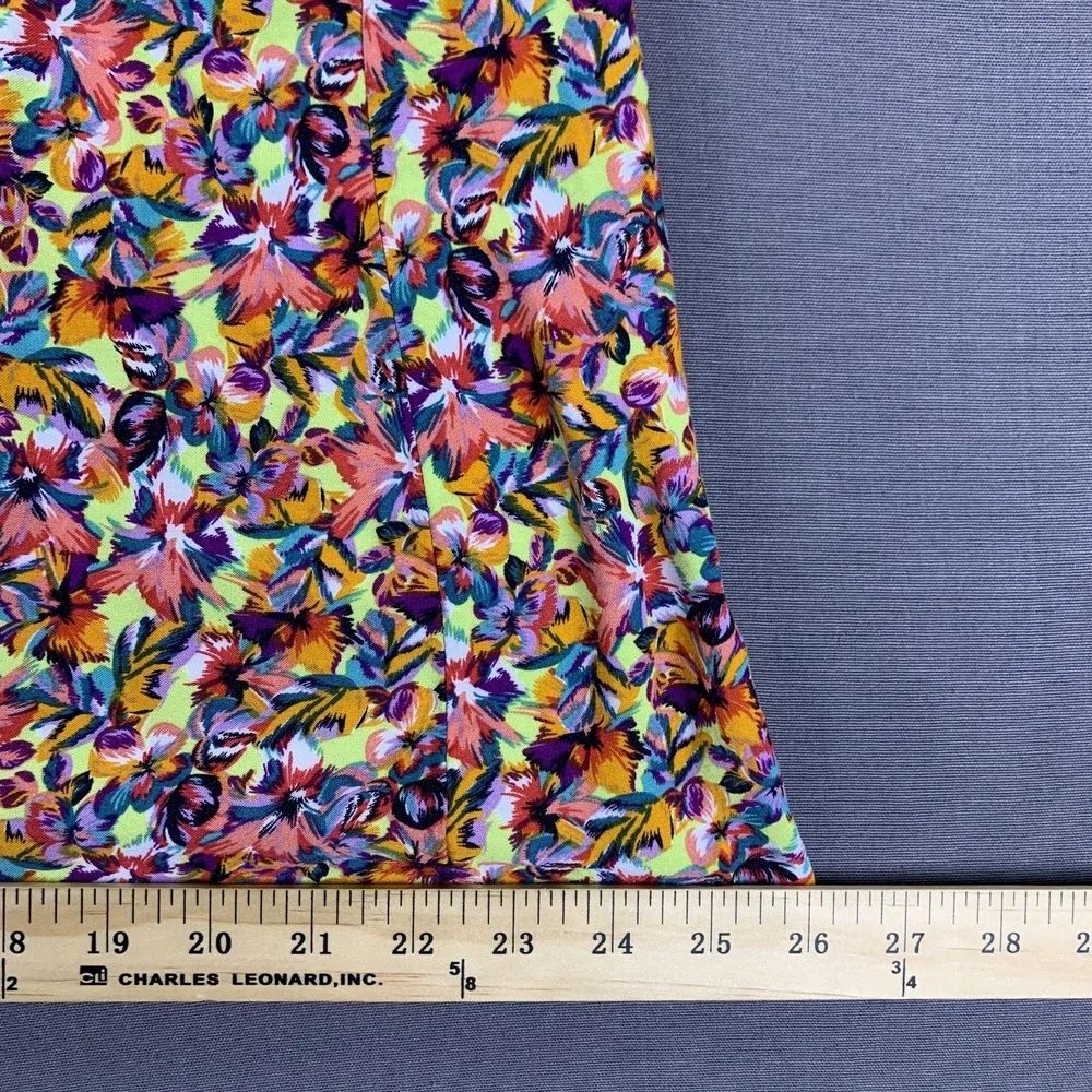 New Look‎ Dress Womens Small Multicolor Floral Smocked Strapless Maxi Summer